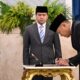 Presiden Prabowo Subianto melantik Sudaryono sebagai Kepala Badan Gizi Nasional di Istana Negara