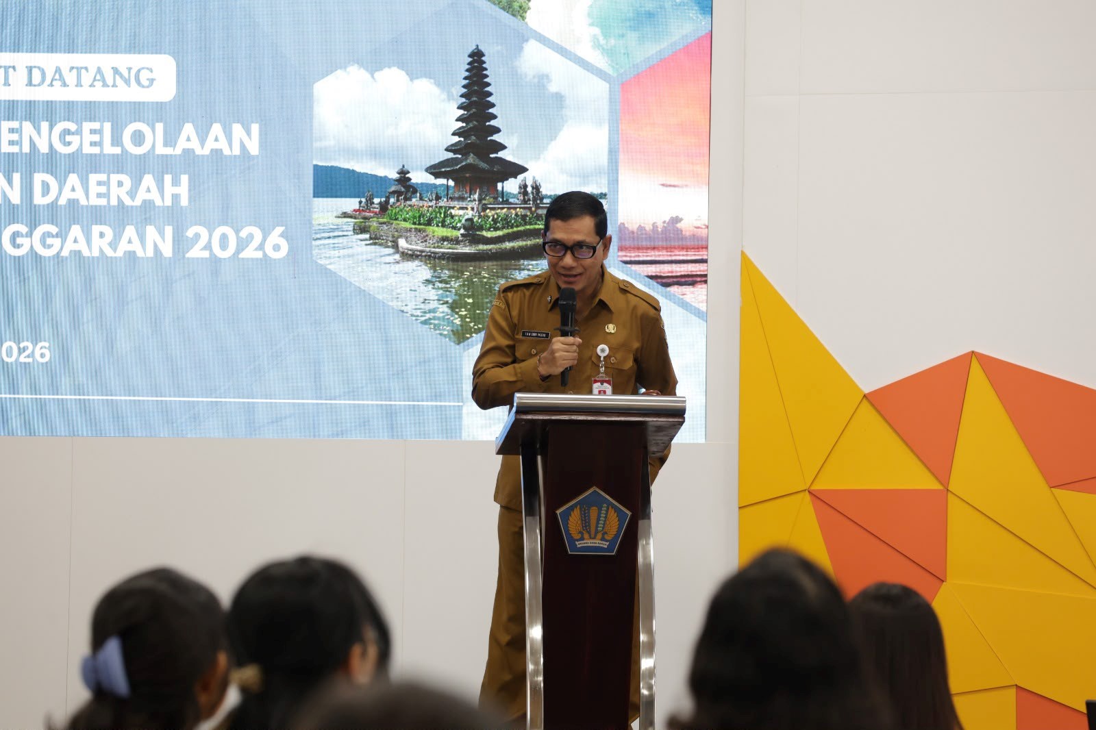 Sekretaris Daerah Kota Denpasar I Gusti Ngurah Eddy Mulya membuka pelatihan Pengelolaan Keuangan Daerah di Balai Pendidikan dan Pelatihan Keuangan dan Politeknik Keuangan Negara STAN, Denpasar.