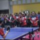 Walikota Jaya Negara bersama Wawali Arya Wibawa membuka Turnamen Tenis Meja Hari Pajak 2026 di Graha Yowana Suci, Denpasar