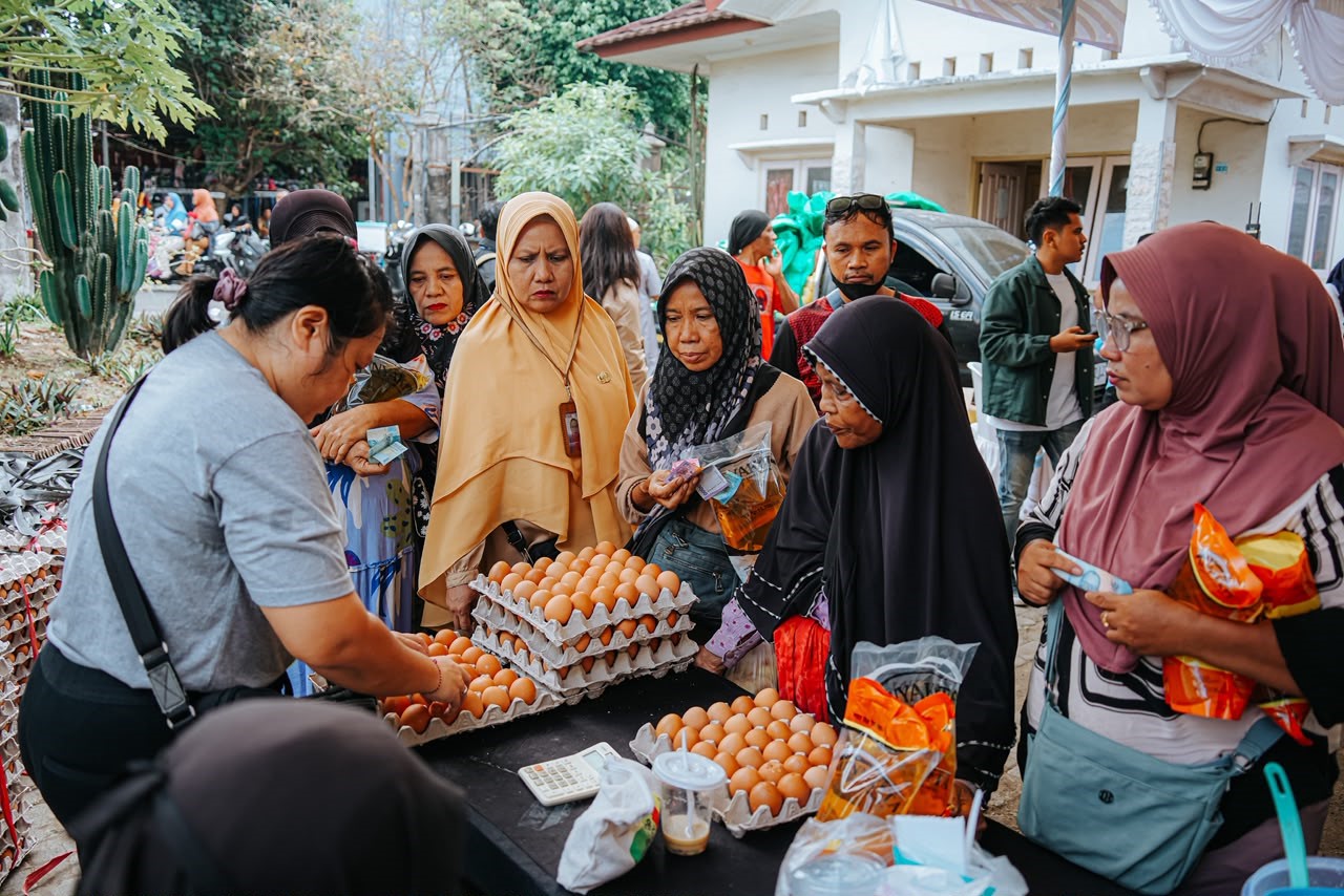 Suasana Gerakan Pengendalian Inflasi dan Pangan Sejahtera (GPIPS) Wilayah Balinusra di Subak Jatiluwih, Kabupaten Tabanan.