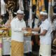Bupati Badung I Wayan Adi Arnawa menghadiri Karya Piodalan Jelih, Metatah, Mepetik dan Mewinten di Pura Arya Wang Bang Pinatih, Banjar Bantas Kaja, Desa Sibanggede.