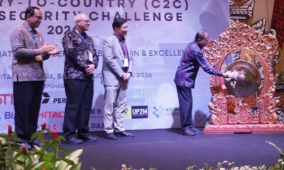 Gubernur Bali Wayan Koster membuka Kompetisi Keamanan Siber Internasional C2C-CTF 2026 di Hotel Padma Resort, Legian, Kuta.