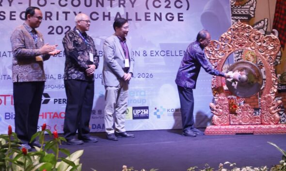 Gubernur Bali Wayan Koster membuka Kompetisi Keamanan Siber Internasional C2C-CTF 2026 di Hotel Padma Resort, Legian, Kuta.