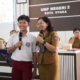 Bunda Antinarkoba Kabupaten Badung Nyonya Rasniathi Adi Arnawa menghadiri sosialisasi bahaya narkoba di SMP Negeri 2 Kuta Utara, Senin (3/8).