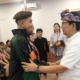 Bupati Badung I Wayan Adi Arnawa melepas peserta Jambore Nasional Pramuka Kwarcab Badung di Rumah Jabatan, Puspem Badung.