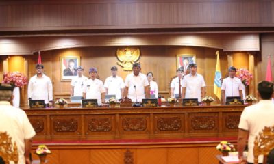 Ketua DPRD Badung I Gusti Anom Gumanti memimpin Rapat Paripurna membahas Rancangan KUA-PPAS Tahun Anggaran 2027 di Ruang Sidang Utama Gosana.