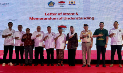 Gubernur Bali Wayan Koster menghadiri Pengukuhan dan Pelantikan Dewan Pengurus Daerah GPEI Bali di Teater Saba, The Keranjang Bali, Kuta.