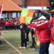 Bupati Tabanan I Komang Gede Sanjaya menghadiri Lomba Lari Karung dan Lomba Tarik Tambang antar-OPD di Lapangan Alit Saputra.
