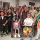 Penasihat I DWP Kemensos RI Ny. Fatma Saifullah Yusuf didampingi Ketua GOW Denpasar Ny. Ayu Kristi Arya Wibawa, Ketua FPPI Denpasar Mulianingsih, dan Kadis Sosial Denpasar I Gusti Ayu Laxmy Saraswati dalam acara Pesona Difabel Denpasar di Graha Nawasena.