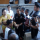 Bunda Antinarkoba Kabupaten Badung Nyonya Rasniathi Adi Arnawa memimpin Prosesi Potong Rambut Paskibraka Kabupaten Badung Tahun 2026 di Hotel Made Bali.