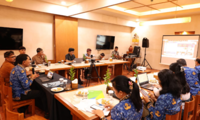 Sekda Kota Denpasar IGN Eddy Mulya menjadi narasumber Webinar Nasional KORPRI membahas Inovasi Sembagi Arutala.