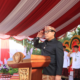 Wakil Walikota Denpasar I Kadek Agus Arya Wibawa memimpin apel upacara bendera memperingati Hari Jadi ke-68 Provinsi Bali di Lapangan Lumintang, Denpasar.