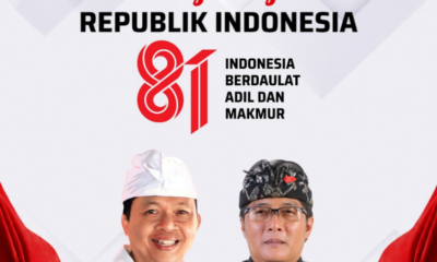 Ucapan Dirgahayu RI Ke-81 Pemprov Bali