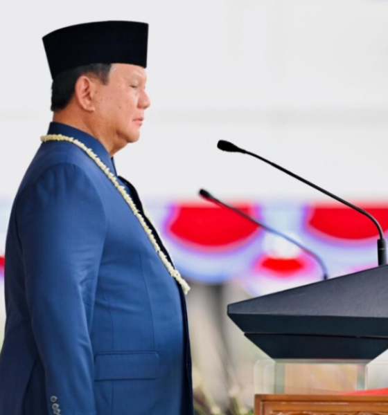 Presiden Prabowo Pimpin Upacara HUT RI di Istana