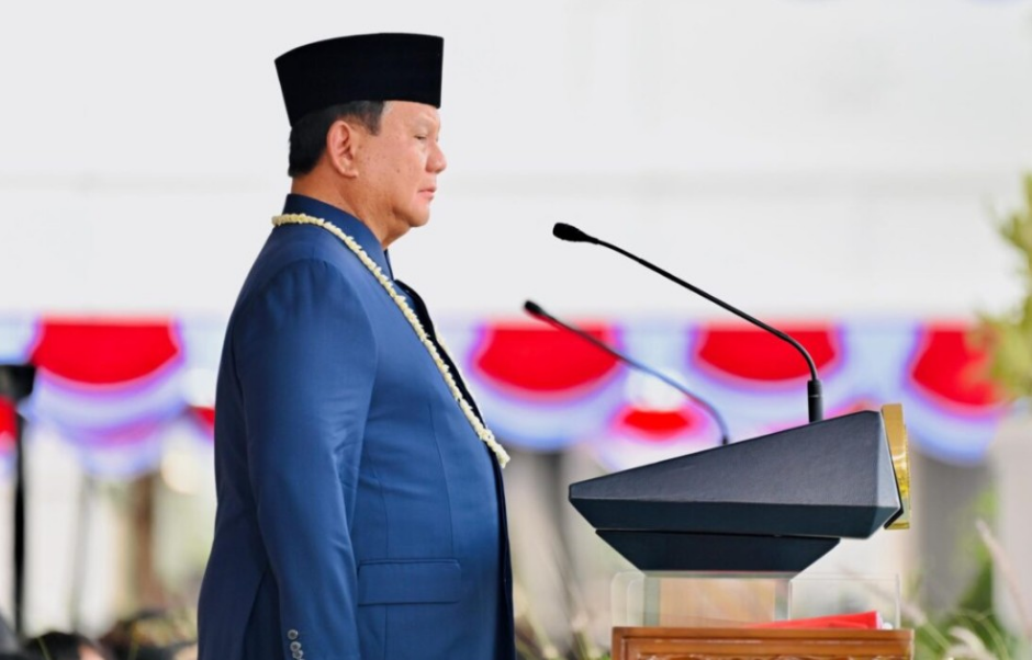 Presiden Prabowo Pimpin Upacara HUT RI di Istana