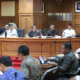 Ketua Pansus DPRD Badung I Gusti Lanang Umbara memimpin Rapat Kerja penyerapan aspirasi Raperda Pemberdayaan Ormas di Ruang Madya Gosana, Kantor Sekretariat DPRD Badung.