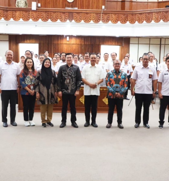 Sekda Bali Dewa Made Indra membuka advokasi pengadaan barang dan jasa serta clearing house di Ruang Rapat Wiswa Sabha Utama, Kantor Gubernur Bali.