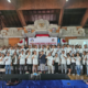 Peserta OKK PWI Bali berfoto bersama usai pembukaan acara di Gedung PWI Bali, Lumintang, Denpasar