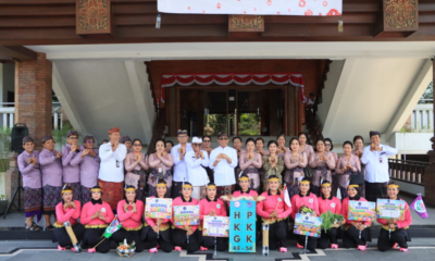 Walikota Jaya Negara dan Wawali Arya Wibawa hadiri puncak HKG PKK Ke-54 Kota Denpasar di Gedung DNA