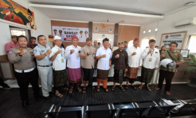 Peresmian layanan Samsat Gerai Kecamatan Gerokgak di Gedung Paten Kantor Camat Gerokgak, Buleleng