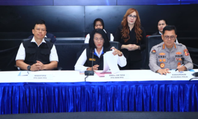 Konferensi pers pengungkapan kasus PPA-PPO Bareskrim