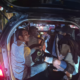 Petugas Satpol PP Kota Denpasar melaksanakan Sabergep di persimpangan lampu lalu lintas wilayah Denpasar