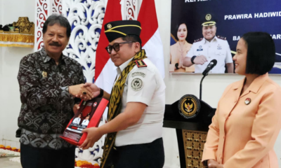 Wabup Tabanan I Made Dirga hadiri acara Pamit Kenal Kepala Lapas Kelas IIB Tabanan di Aula Candra Prabawa