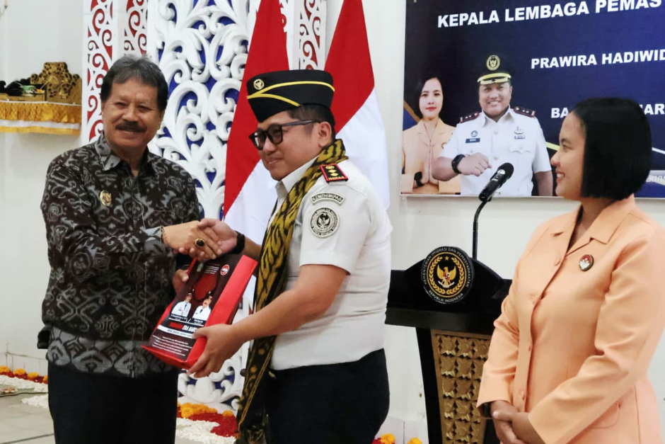 Wabup Tabanan I Made Dirga hadiri acara Pamit Kenal Kepala Lapas Kelas IIB Tabanan di Aula Candra Prabawa