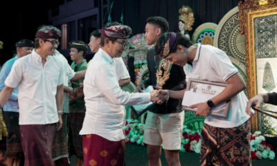 Bupati Badung I Wayan Adi Arnawa menghadiri Porsenides Desa Canggu 2026 di Lapangan Desa Canggu, Kecamatan Kuta Utara.
