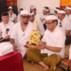 Walikota Denpasar I Gusti Ngurah Jaya Negara menghadiri Upacara Pujawali dan Ngenteg Linggih di Pura Banjar Dukuh Sari, Desa Adat Sesetan.