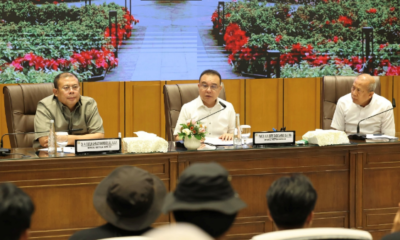 Wakil Ketua DPR RI Sufmi Dasco Ahmad menerima audiensi Aliansi Masyarakat Pati Bersatu di Gedung Nusantara, Kompleks Parlemen, Senayan, Jakarta.
