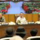 Wakil Ketua DPR RI Sufmi Dasco Ahmad menerima audiensi Aliansi Masyarakat Pati Bersatu di Gedung Nusantara, Kompleks Parlemen, Senayan, Jakarta.