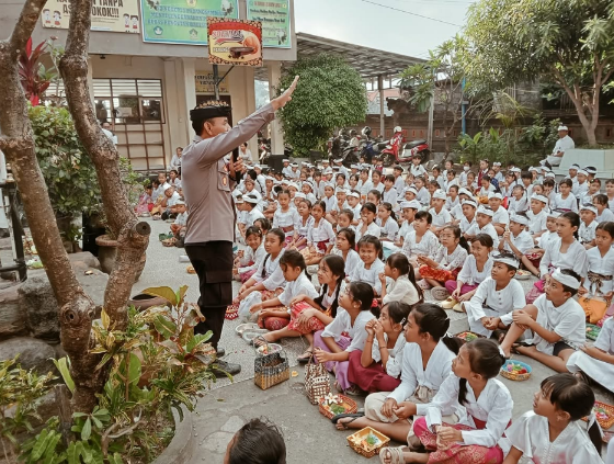 Kasat Binmas Polresta Denpasar Sosialisasi Anti Perundungan
