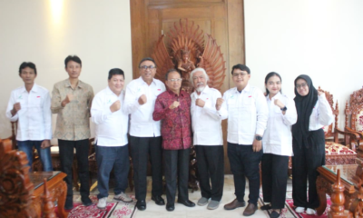 Gubernur Bali Wayan Koster menerima audiensi DPP Bali Pertalindo di Jayasabha, Denpasar.