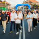 Bupati Badung I Wayan Adi Arnawa memantau langsung Badung First Car Free Day di Jalan Teuku Umar Barat, Kerobokan Kelod.