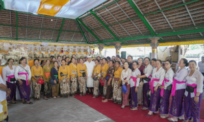 Bupati Badung I Wayan Adi Arnawa menghadiri rangkaian upacara adat dan keagamaan Ngaben Kinembulan, Ngaben Ngerit, dan Atma Wedana di Desa Adat Jagapati, Kecamatan Abiansemal.