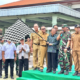 Walikota Denpasar I Gusti Ngurah Jaya Negara bersama Gubernur Bali Wayan Koster menghadiri pemberangkatan bantuan logistik korban gempa bumi Nusa Tenggara Timur di Makorem 163/Wira Satya.