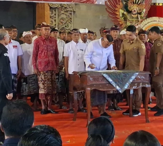 Deklarasi Damai Calon Perbekel Gianyar