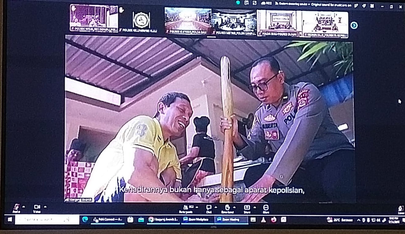 Ipda Kadek Sumerta dari Polsek Blahbatuh Polres Gianyar masuk nominasi Hoegeng Award 2026 kategori Pelindung Perempuan dan Anak.
