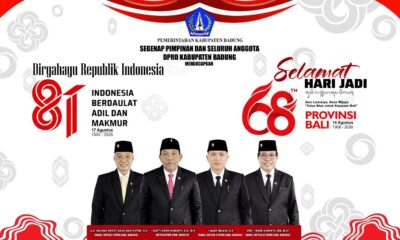 dprd badung hut pemprov bali