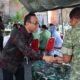 Walikota Jaya Negara menghadiri Bazar Murah HUT ke-81 TNI di Denpasar.