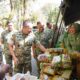 Bazar Murah Kodam IX/Udayana dalam rangka HUT ke-81 TNI di Denpasar.