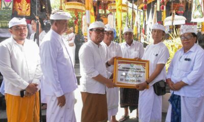 Wawali Arya Wibawa Hadiri Karya Melaspas Pasek Gelgel