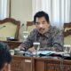 Ketua Komisi I DPRD Provinsi Bali, I Nyoman Budi Utama, saat memimpin Rapat Dengar Pendapat membahas Perda Bendega di DPRD Bali, Senin, 27 Juli 2026.