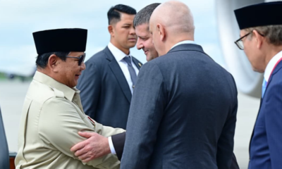Presiden Republik Indonesia Prabowo Subianto tiba di Bandar Udara Internasional Vladivostok, Federasi Rusia, Rabu, 2 September 2026.