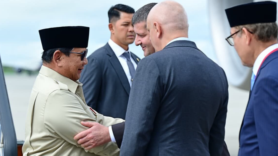 Presiden Republik Indonesia Prabowo Subianto tiba di Bandar Udara Internasional Vladivostok, Federasi Rusia, Rabu, 2 September 2026.