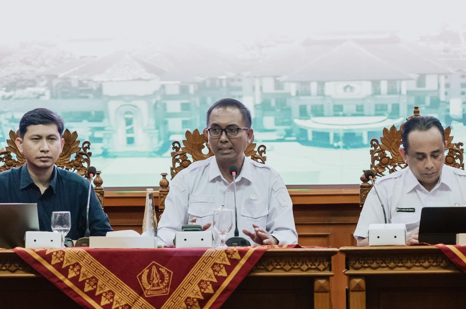 Kepala Dinas Komunikasi dan Informatika Badung Ketut Gede Arta saat menghadiri sebuah acara.