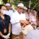 Walikota Denpasar I Gusti Ngurah Jaya Negara didampingi Sekda Eddy Mulya menghadiri persembahyangan Tumpek Uye di Pura Agung Jagatnatha Denpasar