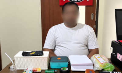 Tersangka residivis kasus narkoba bersama barang bukti sabu dan ekstasi diamankan Satresnarkoba Polresta Denpasar
