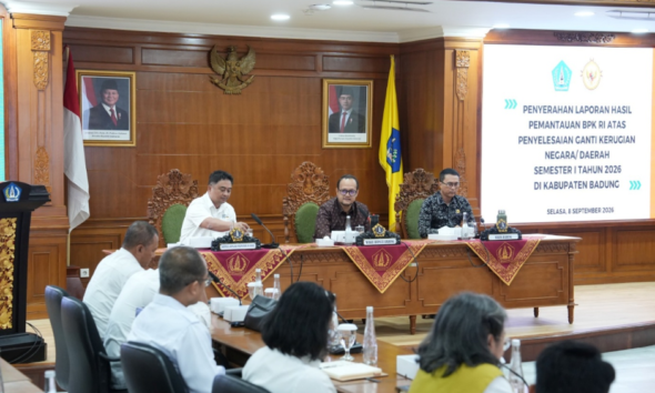 Wabup Badung Terima LHP BPK RI Perwakilan Bali